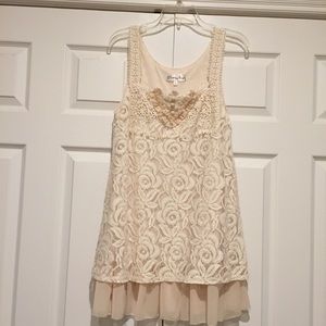 Tnic/dress Ivory Lace